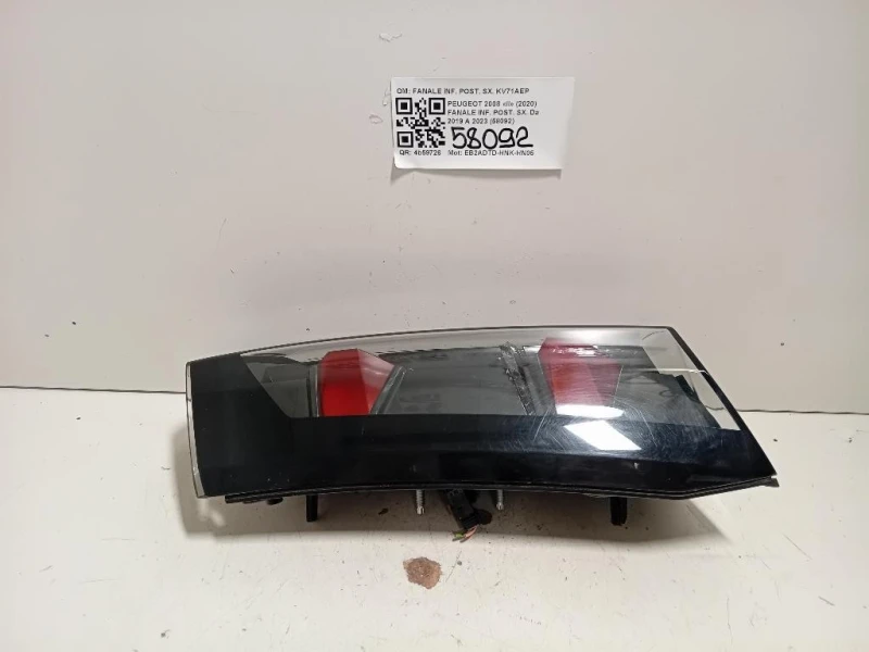 Fanale INF POST SX FR26950232 Peugeot 2008 II 2020