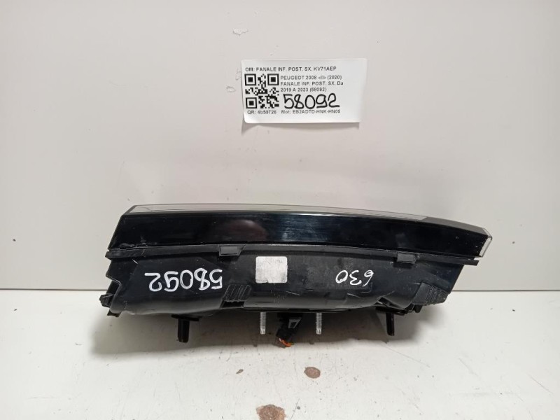 Fanale INF POST SX FR26950232 Peugeot 2008 II 2020
