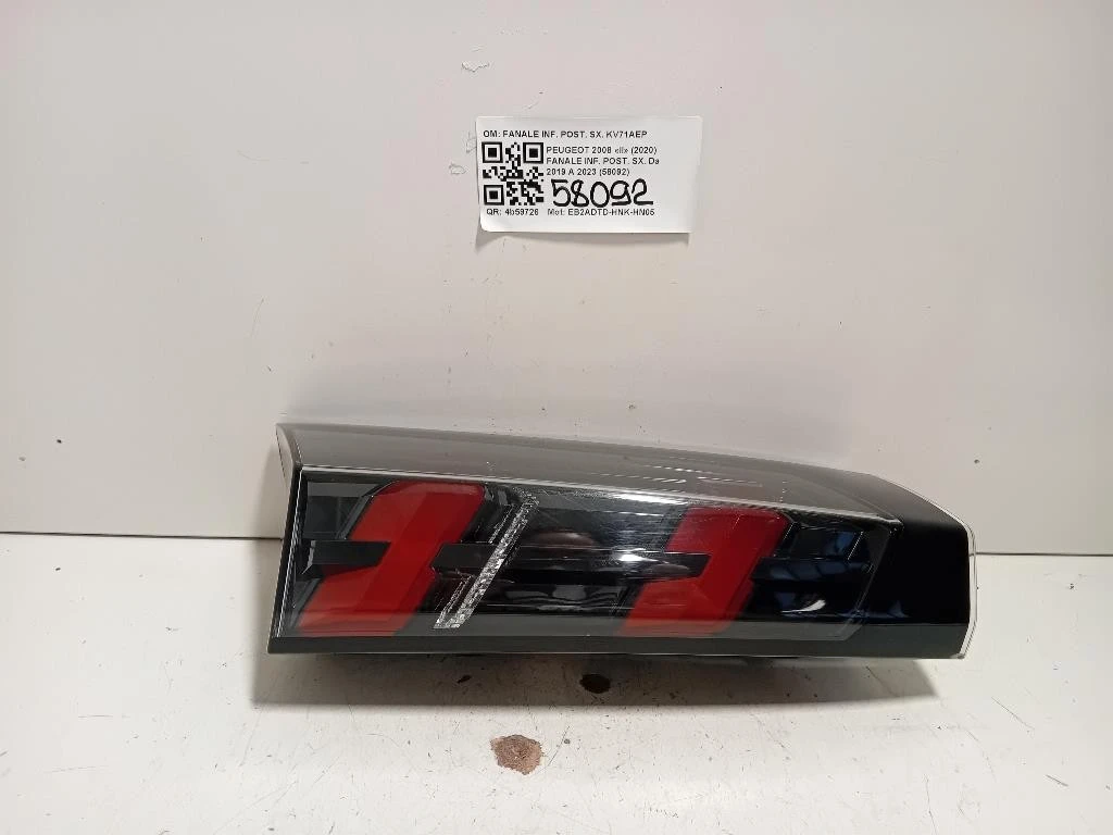 Fanale INF POST SX FR26950232 Peugeot 2008 II 2020