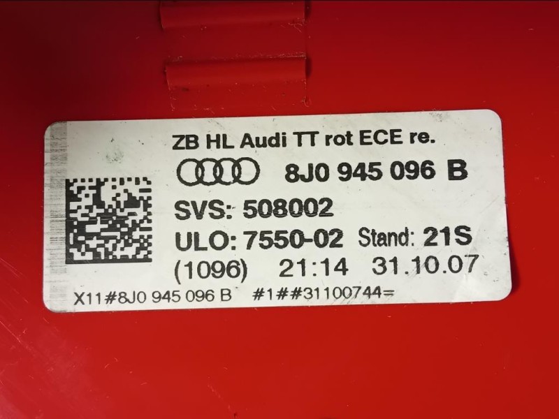 Fanale POST DX 8J0945096 Audi TT 8J3 2007