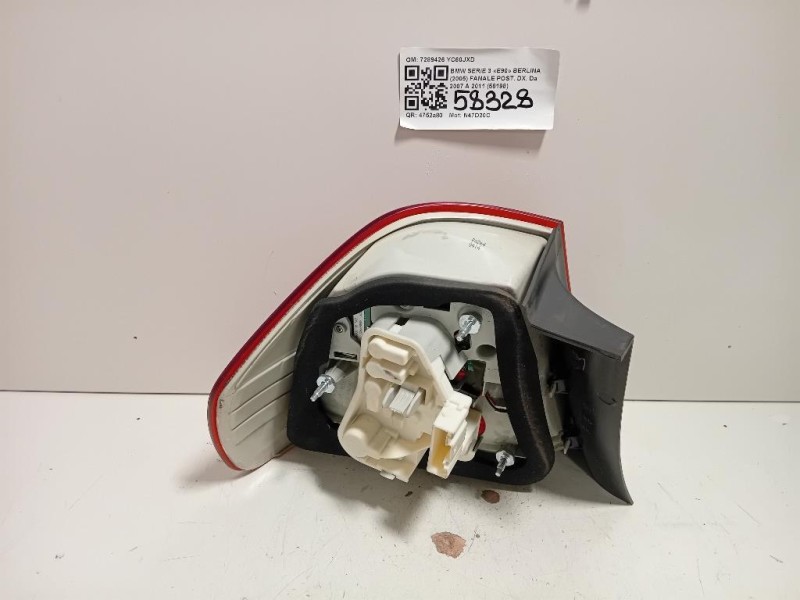 Fanale POST DX 7289426 Bmw Serie 3 E90 Berlina 2005