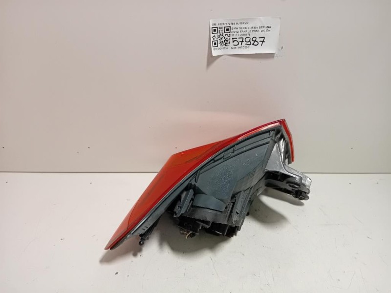 Fanale POST DX 63217372784 Bmw Serie 3 F30 Berlina 2012