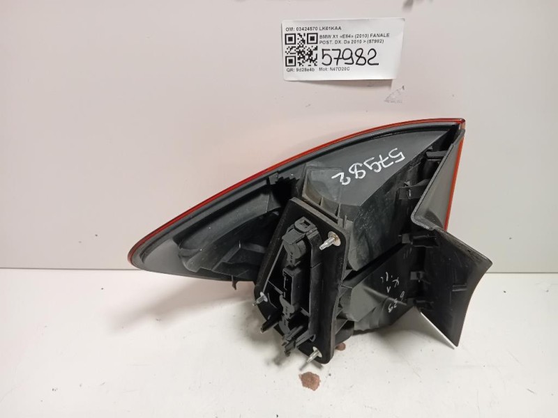 Fanale POST DX 03424570 Bmw X1 E84 2010
