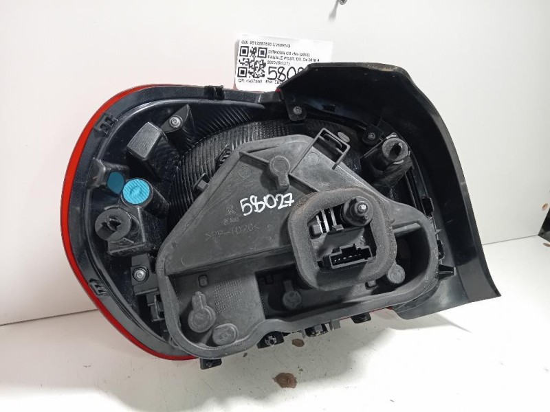 Fanale POST DX 9812257680 Citroen C3 III 2016
