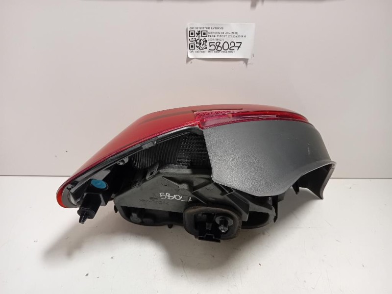 Fanale POST DX 9812257680 Citroen C3 III 2016