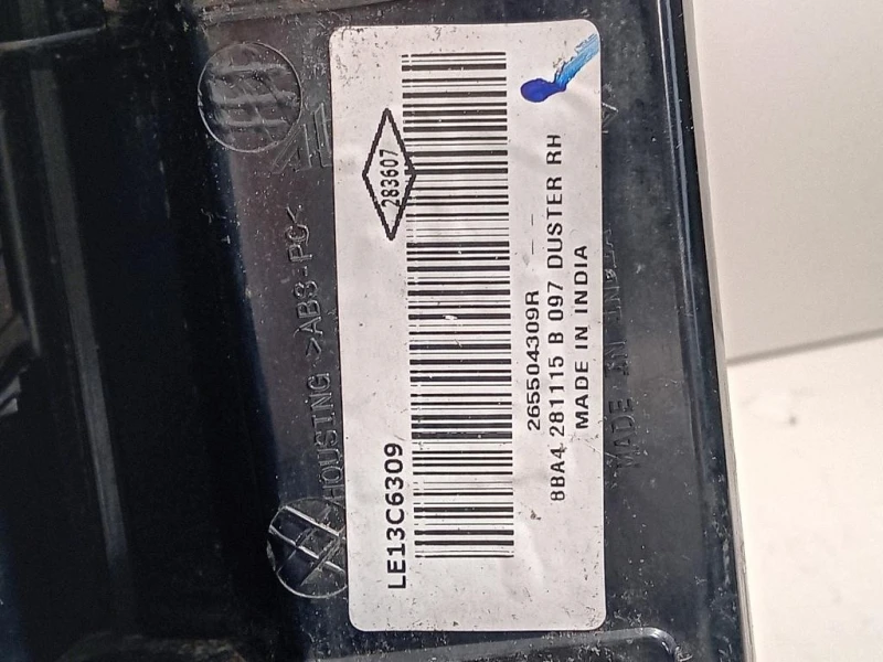 Fanale POST DX 265504309R Dacia Duster I 2014
