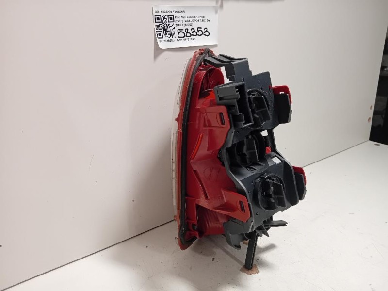 Fanale POST DX 0337200 Mini MINI Cooper R56 2007