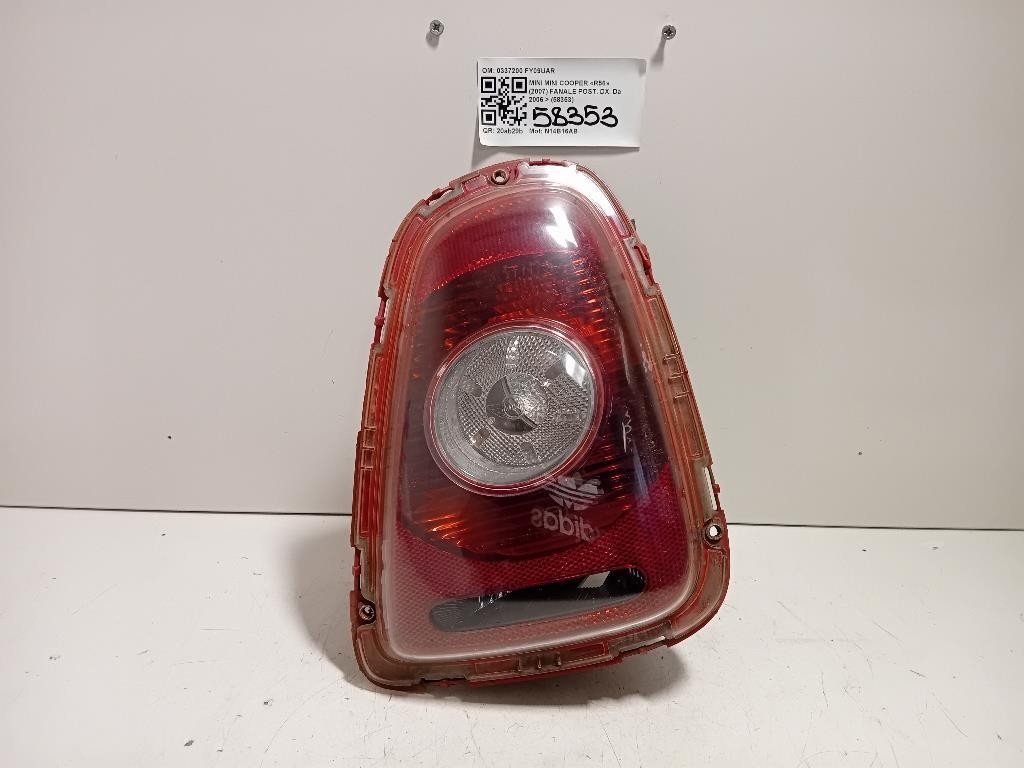 Fanale POST DX 0337200 Mini MINI Cooper R56 2007