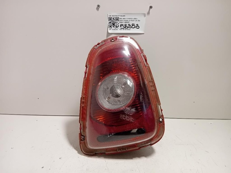 Fanale POST DX 0337200 Mini MINI Cooper R56 2007