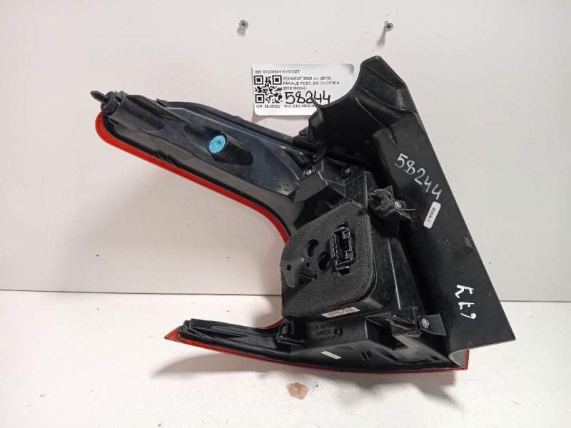 Fanale POST DX 00200841 Peugeot 2008 I 2016