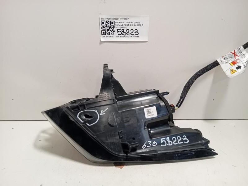 Fanale POST DX FR2695010201 Peugeot 2008 II 2020