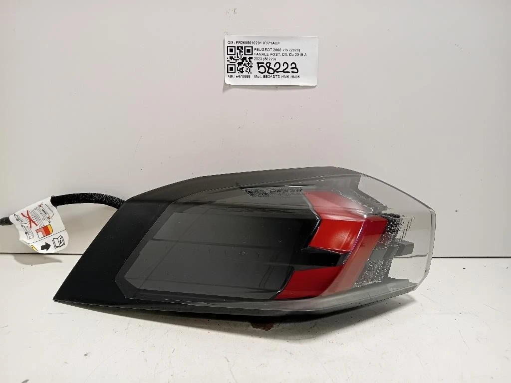 Fanale POST DX FR2695010201 Peugeot 2008 II 2020