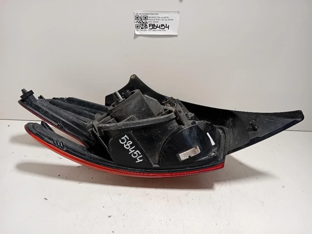 Fanale POST DX 9810430580 Peugeot 208 I 2015