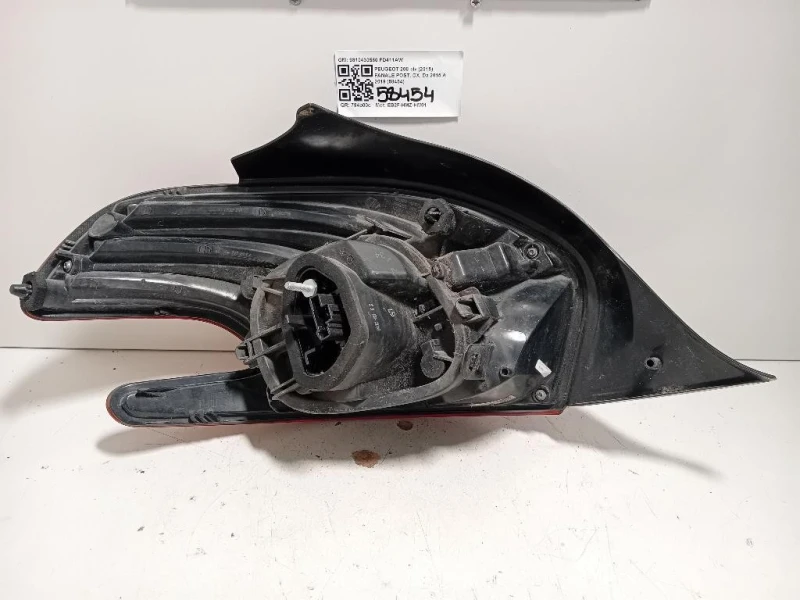 Fanale POST DX 9810430580 Peugeot 208 I 2015