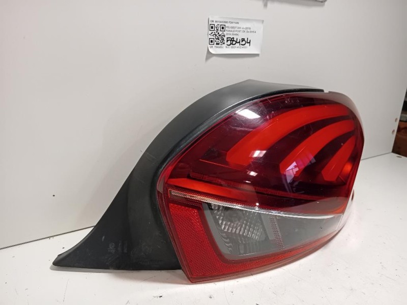 Fanale POST DX 9810430580 Peugeot 208 I 2015
