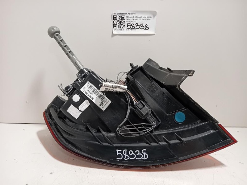 Fanale POST DX 265509578R Renault Mégane IV 2016