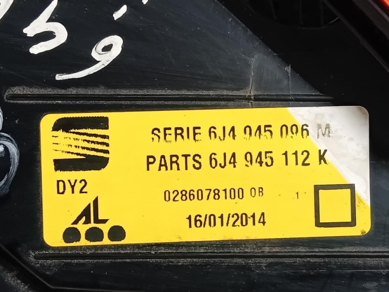 Fanale POST DX 6J4945112K Seat Ibiza V 6J1 Coupe 2013
