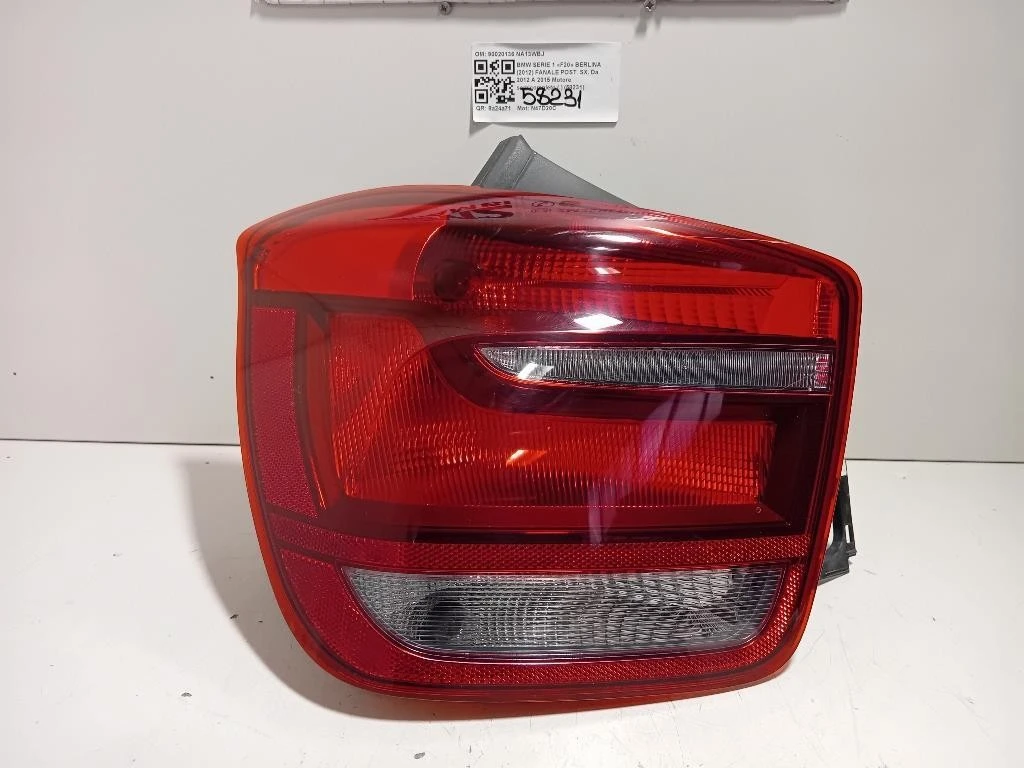 Fanale POST SX 90020136 Bmw Serie 1 F20 Berlina 2012