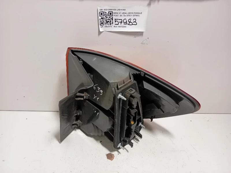 Fanale POST SX 63212990109 Bmw X1 E84 2010