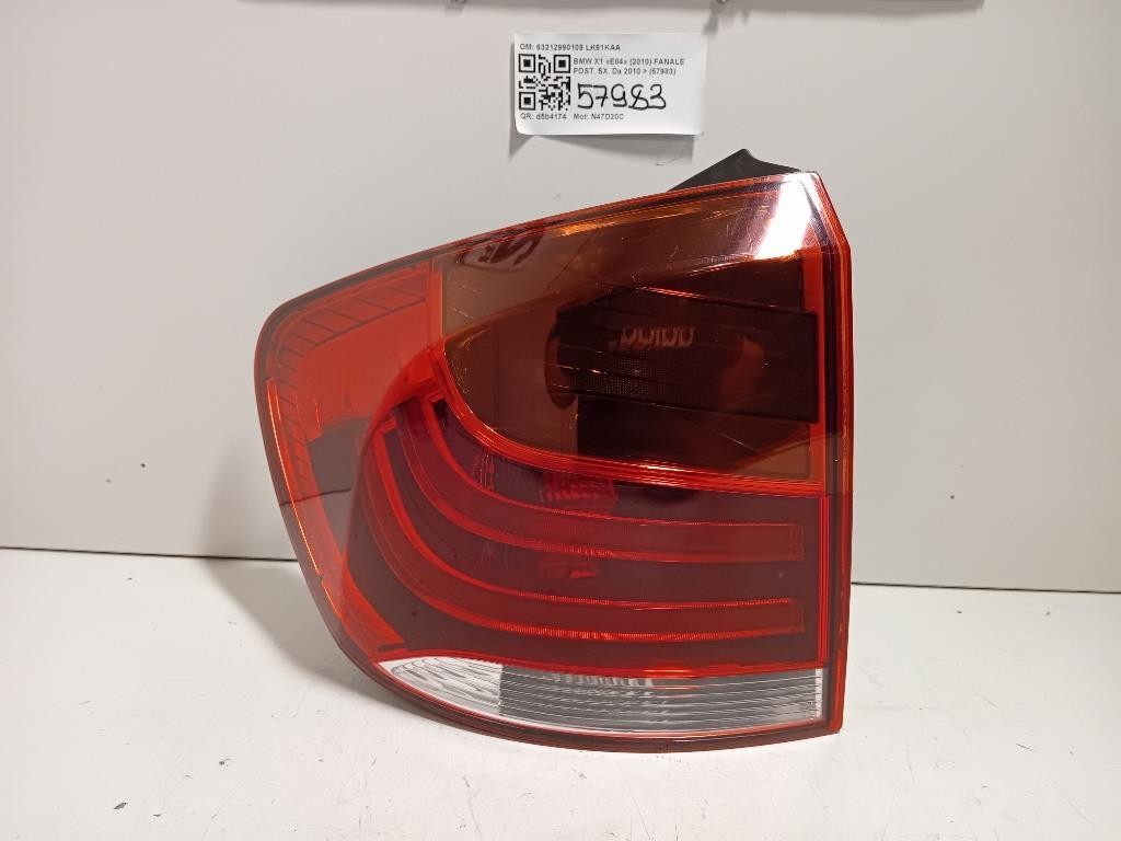 Fanale POST SX 63212990109 Bmw X1 E84 2010