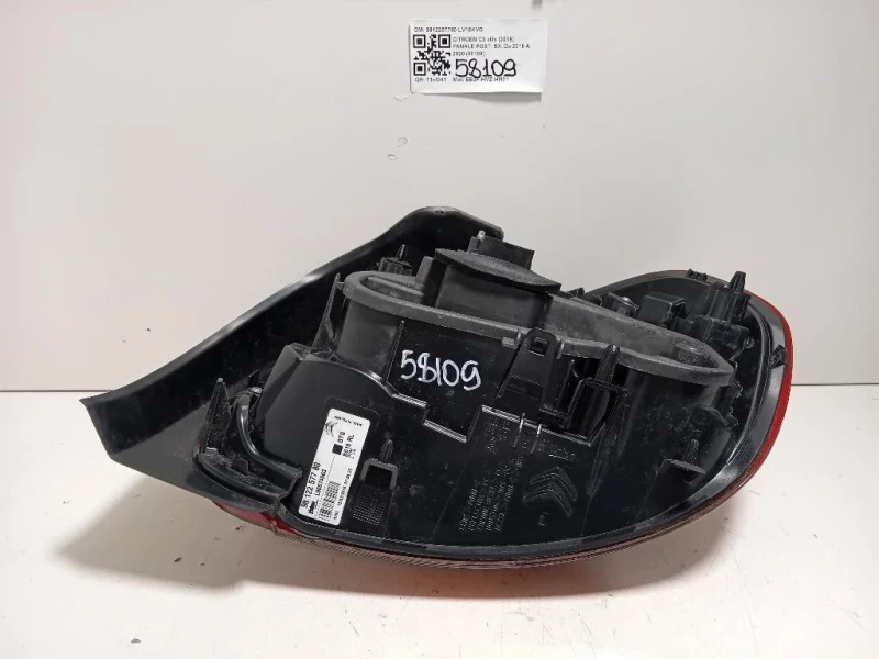 Fanale POST SX 9812257780 Citroen C3 III 2016