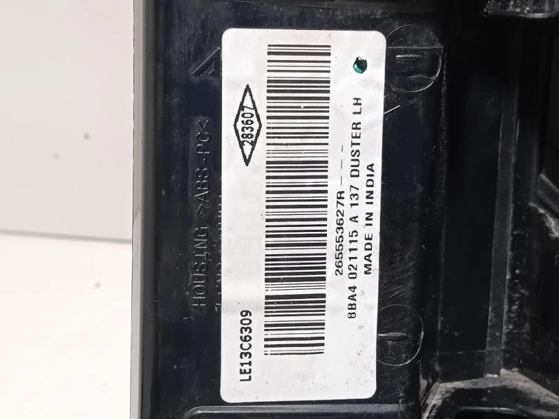 Fanale POST SX 265553627R Dacia Duster I 2014