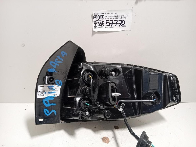 Fanale POST SX 265551050R Dacia Spring 2020