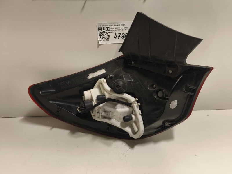 Fanale POST DX 1090098 FARO FANALE POST Opel Astra J 2012