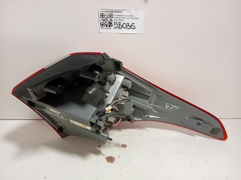 Fanale POST SX 92401-A50 Hyundai I30 II 2015