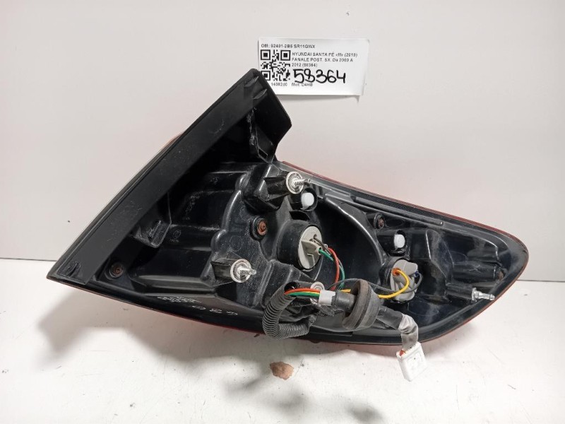 Fanale POST SX 92401-2B5 Hyundai Santa FÉ III 2010