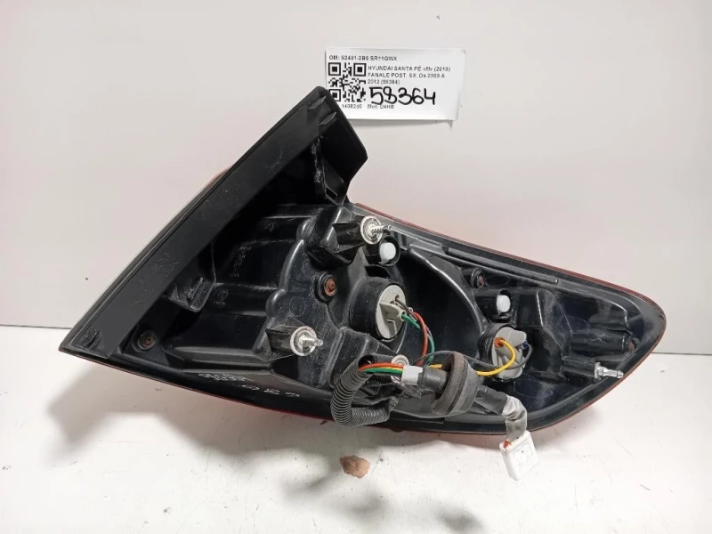 Fanale POST SX 92401-2B5 Hyundai Santa FÉ III 2010