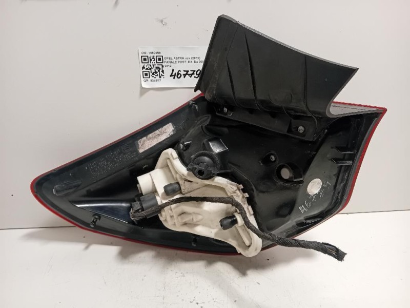 Fanale POST DX 1090098 Opel Astra J 2012
