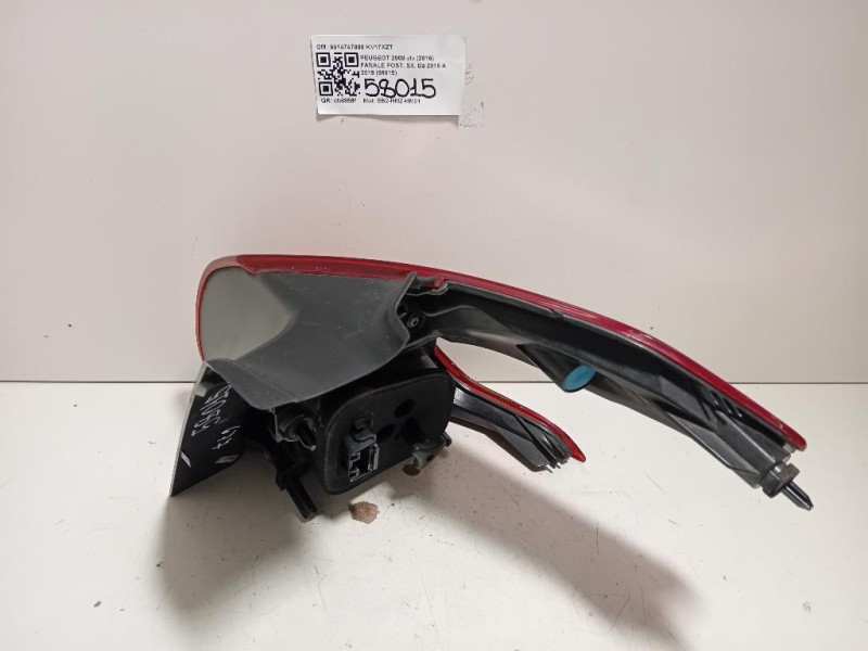 Fanale POST SX 9814747880 Peugeot 2008 I 2016