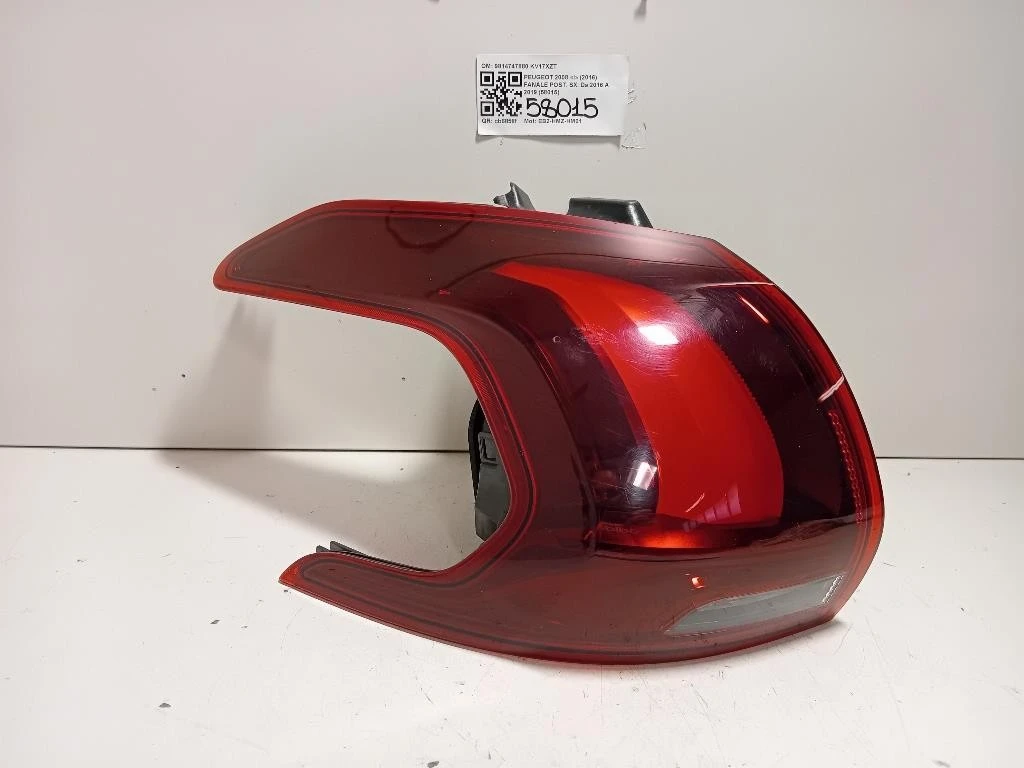 Fanale POST SX 9814747880 Peugeot 2008 I 2016