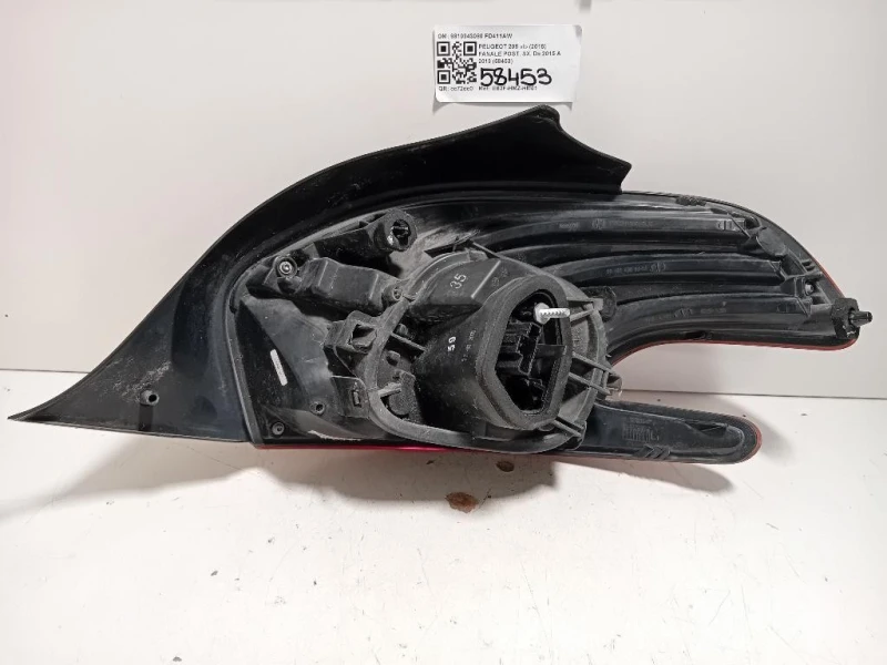 Fanale POST SX 9810343080 Peugeot 208 I 2015