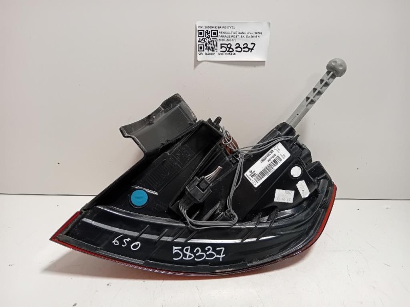 Fanale POST SX 265554829R Renault Mégane IV 2016