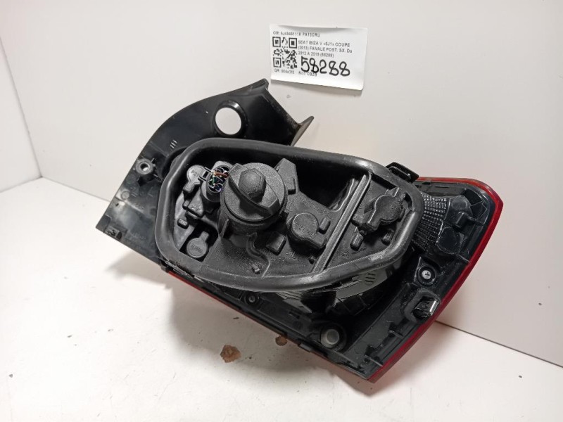 Fanale POST SX 6J4945111K Seat Ibiza V 6J1 Coupe 2013