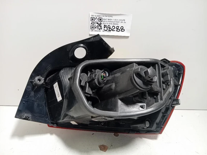 Fanale POST SX 6J4945111K Seat Ibiza V 6J1 Coupe 2013