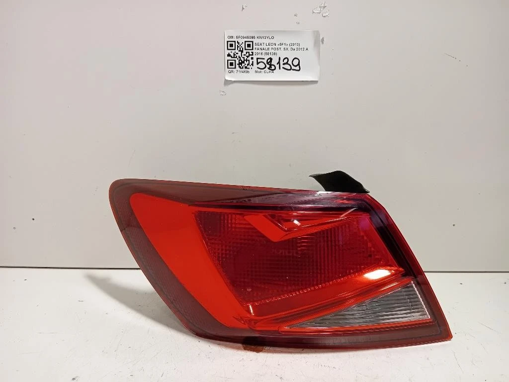 Fanale POST SX 5F0945095 Seat LEON 5F1 2013