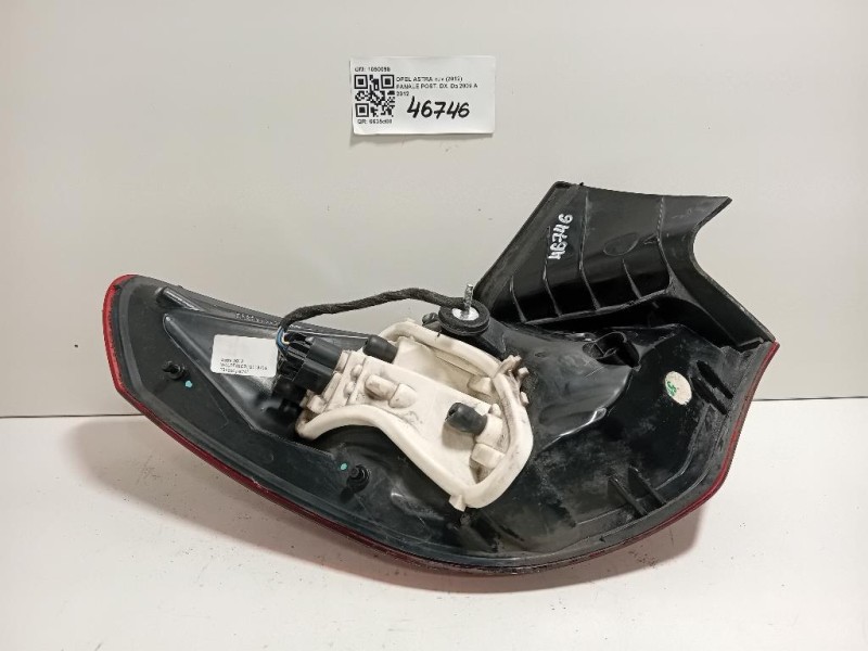 Fanale POST DX 1090098 FARO FANALE POST Opel Astra J 2012