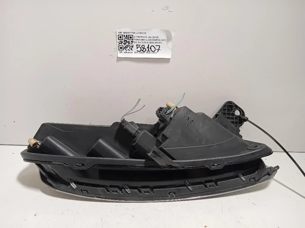 Fanalino LUCE Diurna ANT SX 9820877780 Citroen C3 III 2016