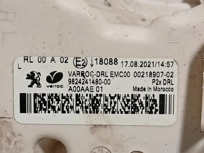 Fanalino LUCE Diurna ANT SX 9824241480 Peugeot 2008 II 2020