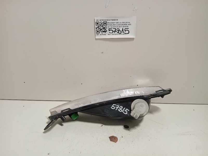 Fanalino LUCE Diurna ANT SX 9678039380G Peugeot 308 II SW 2014