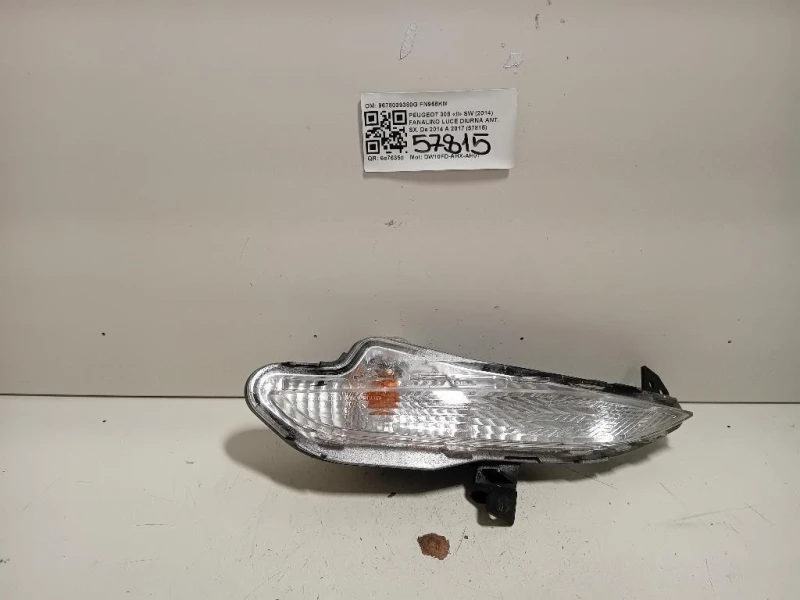 Fanalino LUCE Diurna ANT SX 9678039380G Peugeot 308 II SW 2014