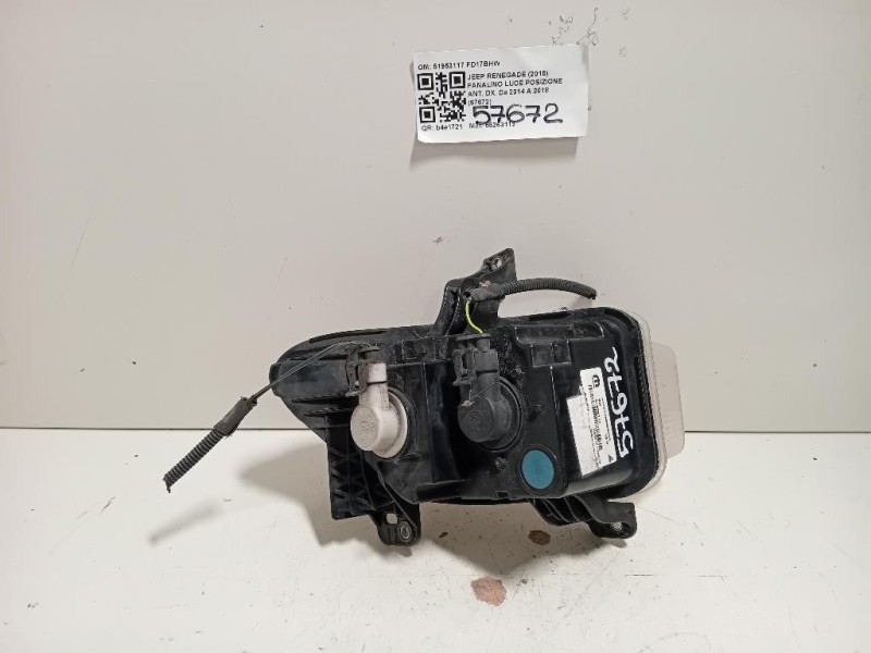 Fanalino LUCE Posizione ANT DX 51953117 Jeep Renegade 2015