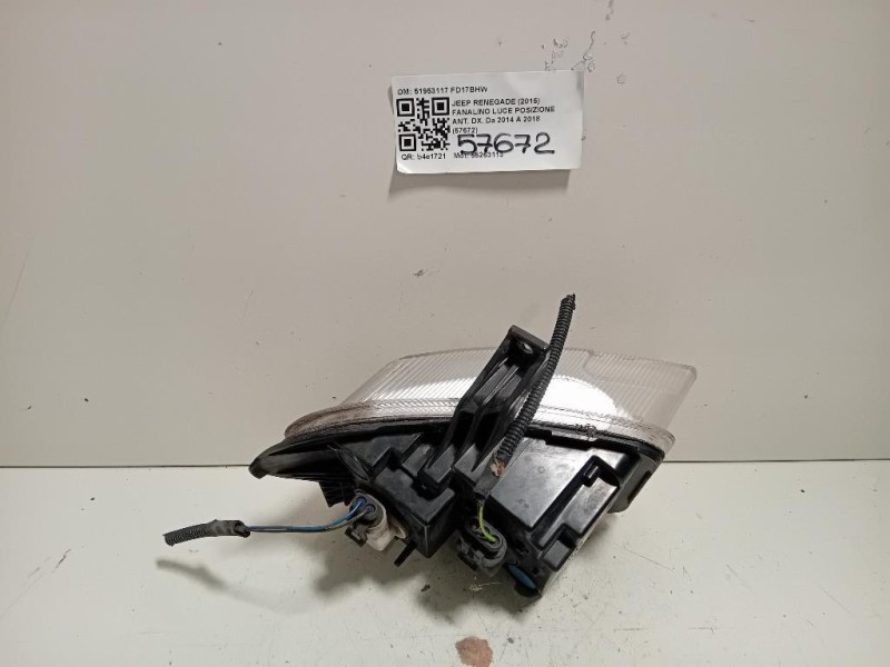 Fanalino LUCE Posizione ANT DX 51953117 Jeep Renegade 2015