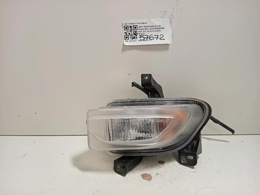 Fanalino LUCE Posizione ANT DX 51953117 Jeep Renegade 2015