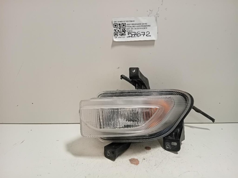 Fanalino LUCE Posizione ANT DX 51953117 Jeep Renegade 2015