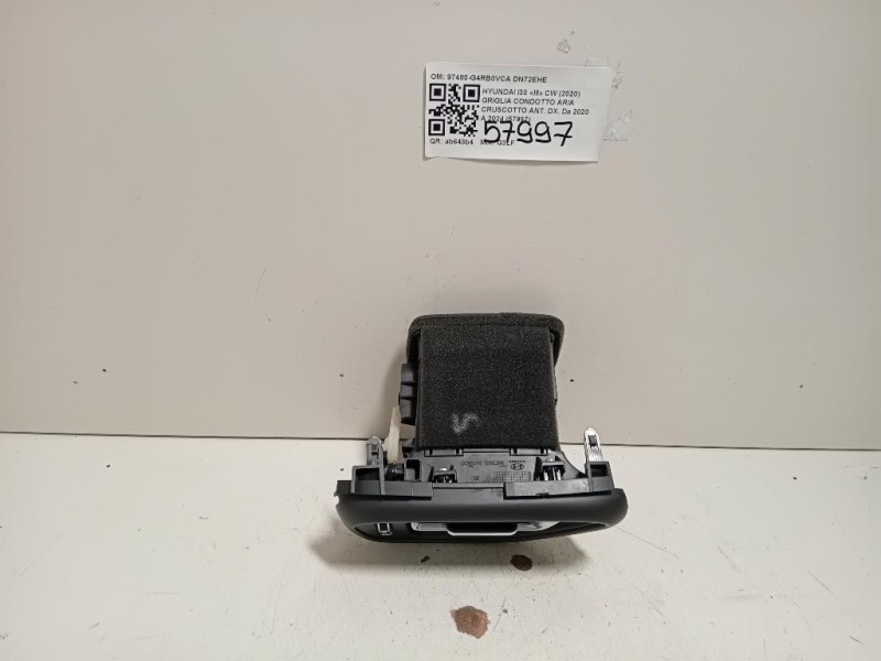 Griglia Condotto ARIA Cruscotto ANT DX 97480-G4RB0VCA Hyundai I30 III CW 2020
