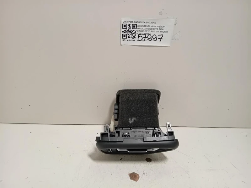Griglia Condotto ARIA Cruscotto ANT DX 97480-G4RB0VCA Hyundai I30 III CW 2020
